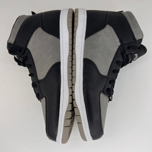 Fubu Mens 36121868 Gray Black Heritage Hi Top Lace Up Size 8 Basketball Shoes - Picture 7 of 9